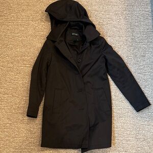Ralph Lauren Black Hooded Coat
